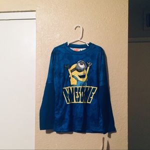 NWT Despicable Me Minion long sleeve shirt.